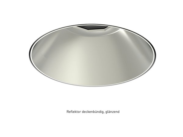 Downlight EQUIP mit Reflektor deckenbündig, glänzend